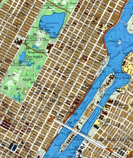 A map of New York City | © redatlasbook.com