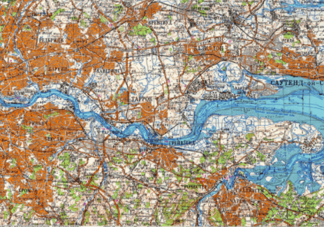 A map of London | © redatlasbook.com