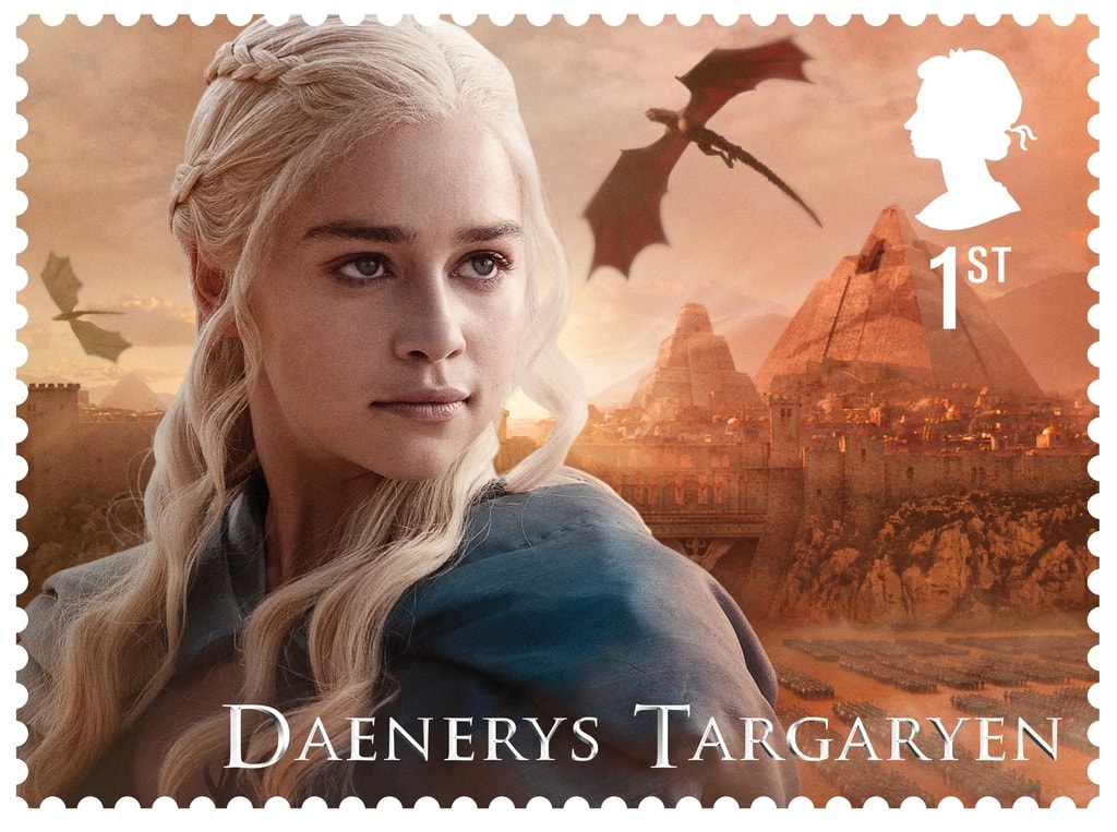 GoT Daenerys Targaryen stamp