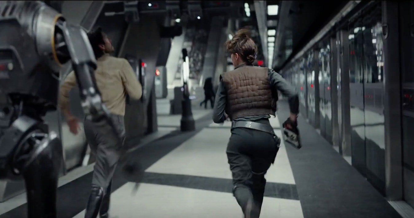Canary Wharf Station as seen in 'A Star Wars Story: Rogue One'