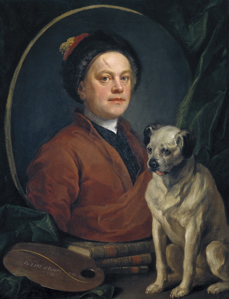 William Hogarth - The Painter and his Pug copy