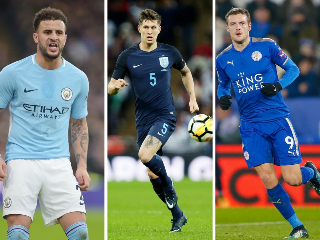 England's Kyle Walker, John Stones and Jamie Vardy all hail from Yorkshire | © REX/Shutterstock/Joe Toth/James Marsh/Simon Davies