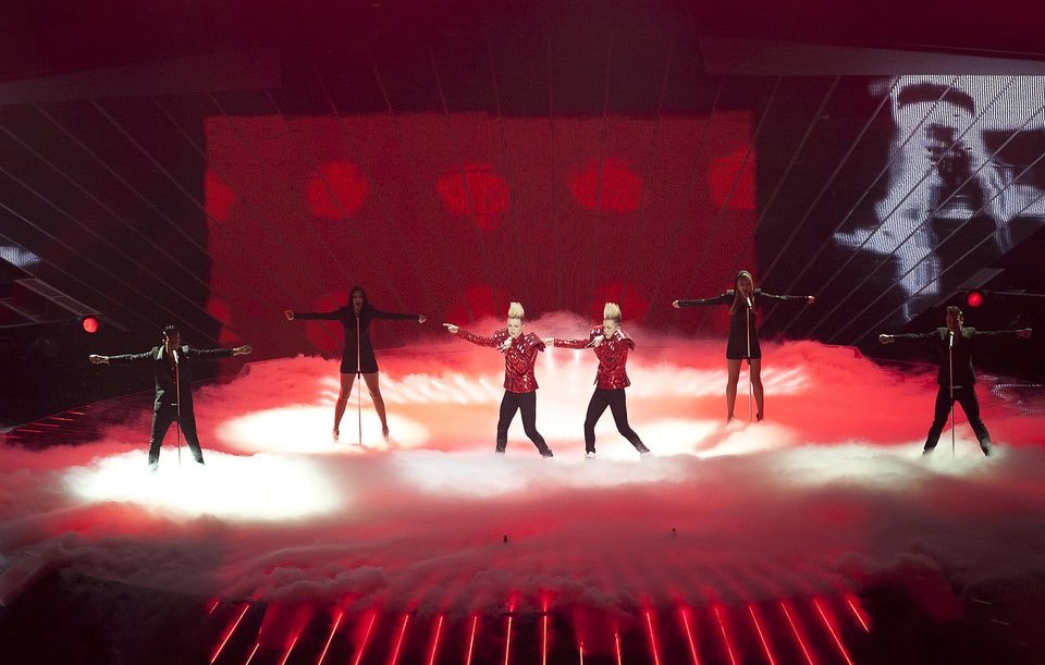 Jedward Performing At Eurovision Song Contest 2011