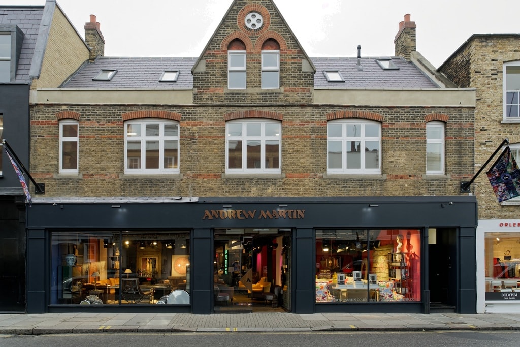 Andrew Martin showroom 190 Walton Street, London SW3 www.andrewmartin.co.uk