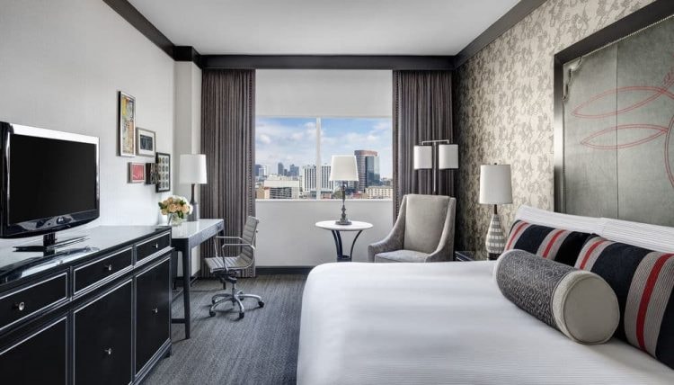 Deluxe room at Loews Vanderbilt Hotel