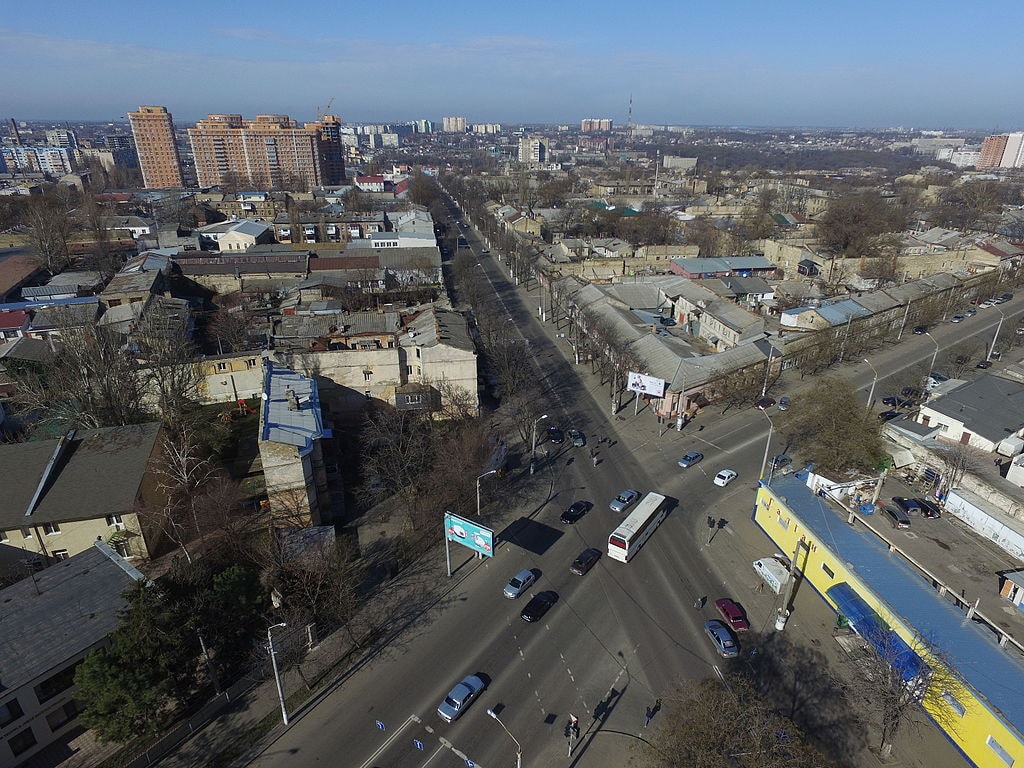 Moldavanka, Odessa, aerial view