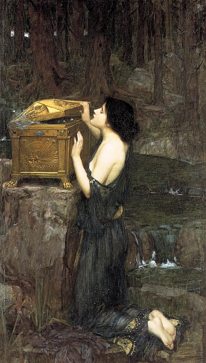 John William Waterhouse, 'Pandora,' 1896 | © Creative Commons