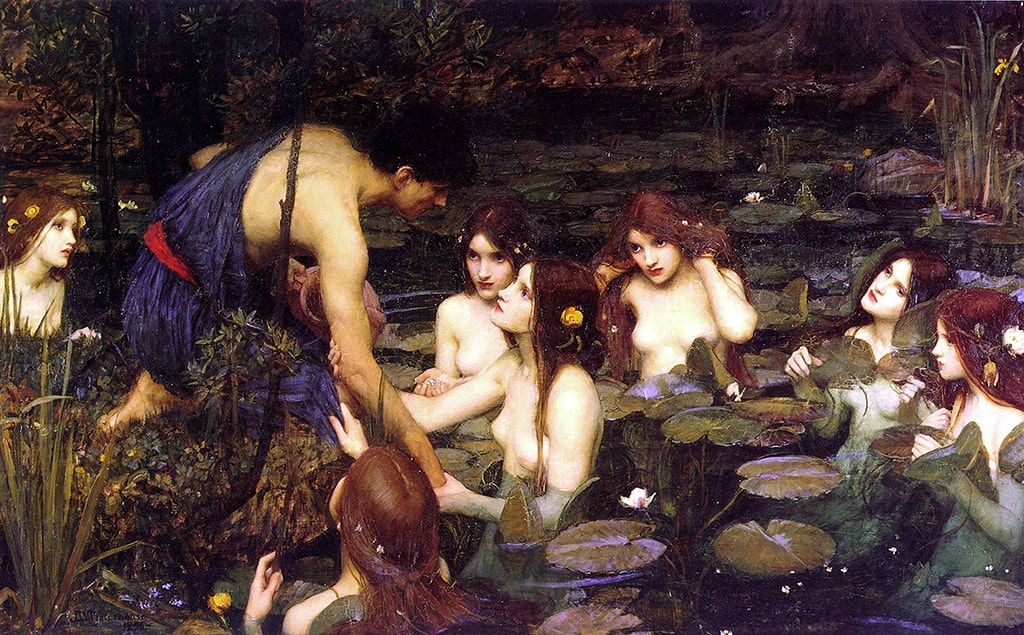 John William Waterhouse, 'Hylas and the Nymphs,' 1896 | © Universal History Archive/Universal Images Group/REX/Shutterstock