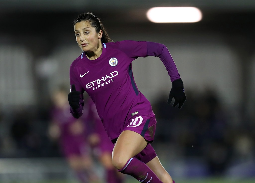 Nadim playing for Manchester City | © REX/Shutterstock