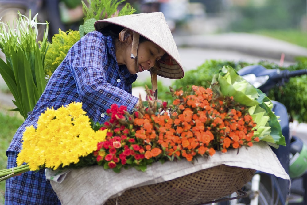 Flowers for sale at Quang Ba | © gnomeandi/Shutterstock