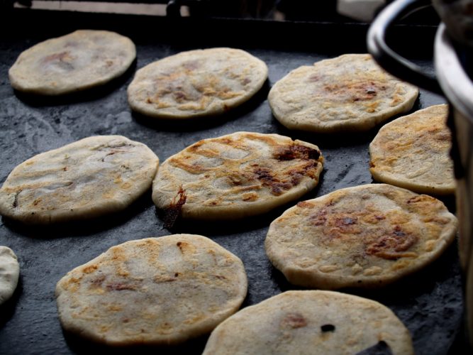 Salvadoran pupusas