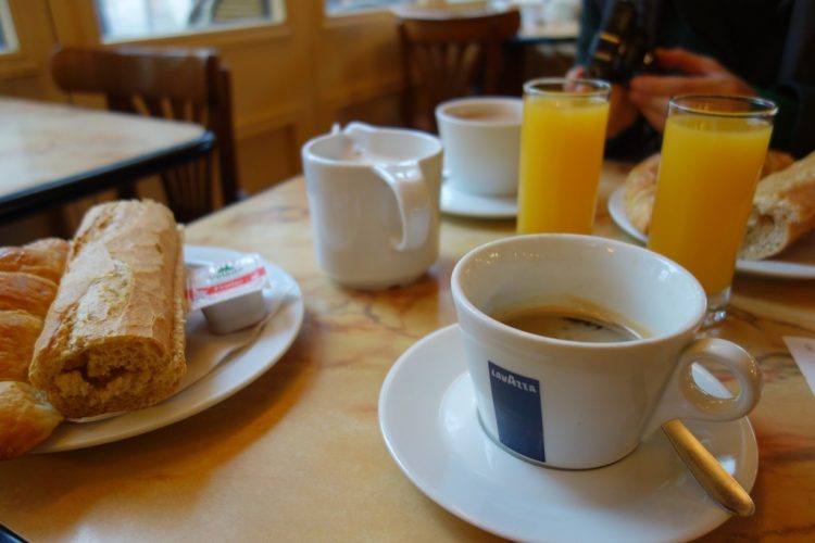 La Fábrica serves a set breakfast for less than three euros
