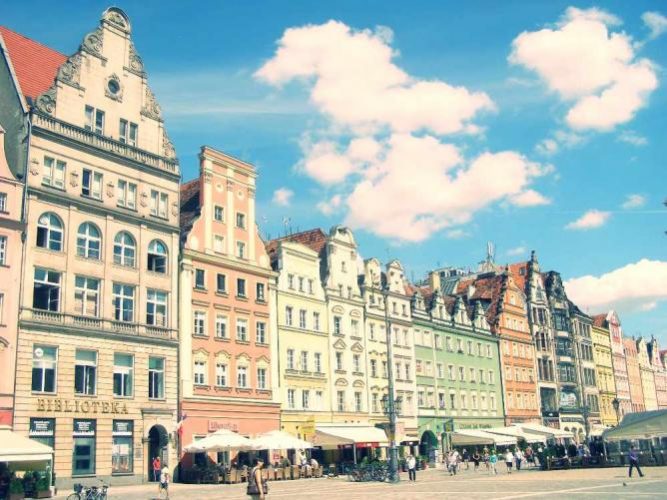 Wrocław’s Old Town market square