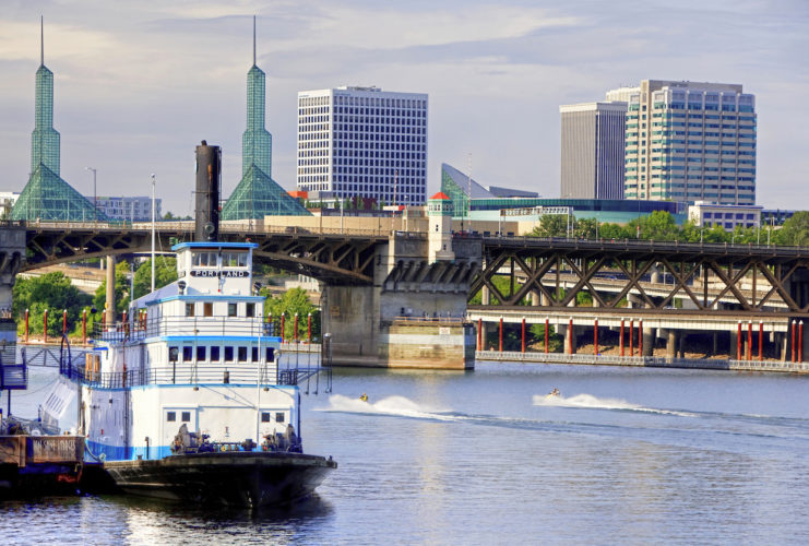 Early evening on the Willamette