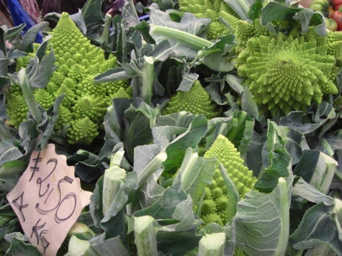Romanesco broccoli at Testaccio Market