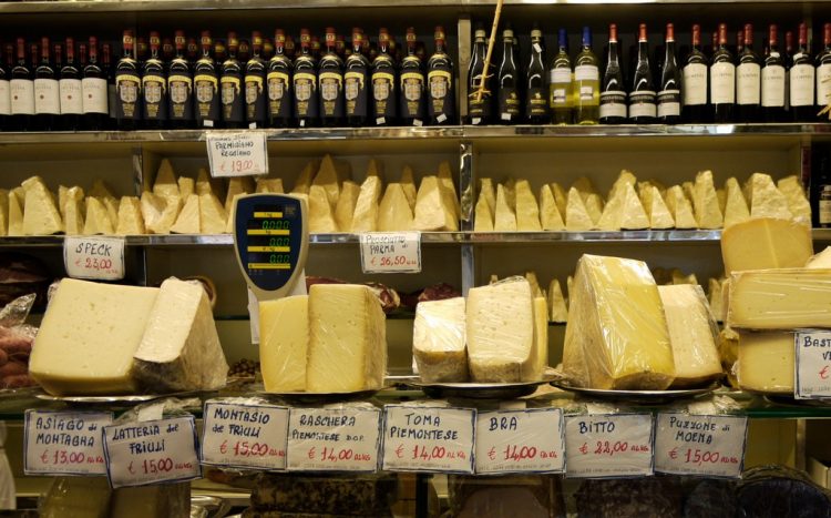 Cheese at Antica Caciara