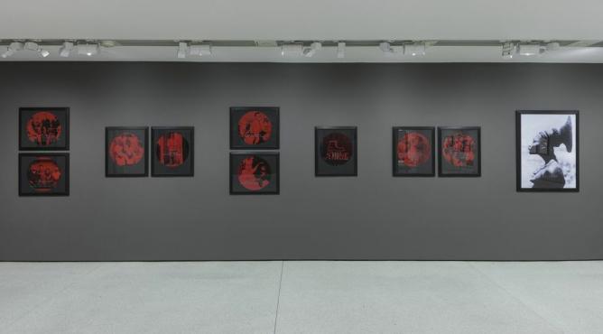Installation view of Carrie Mae Weems: Three Decades of Photography, Solomon R. Guggenheim Museum, 2014