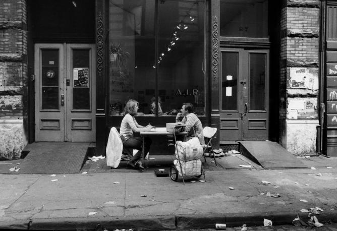 Mierle Laderman Ukeles, Art Interviews at A.I.R Gallery, NY, 1973 -1974