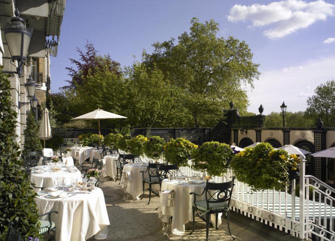 The Ritz Restaurant Terrace