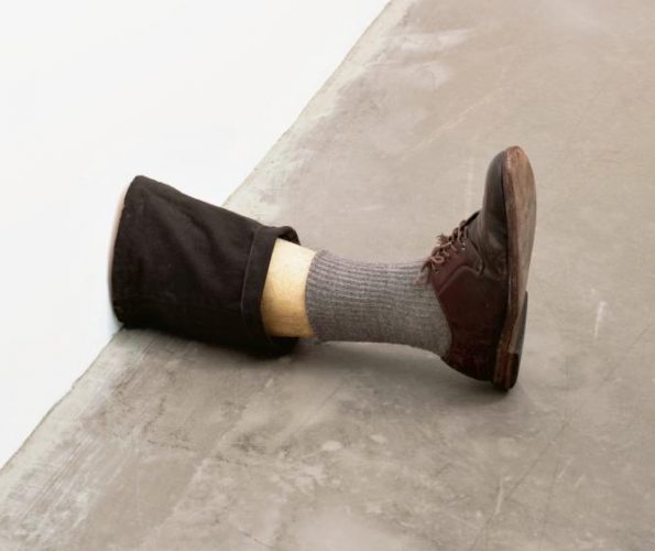 Robert Gober, Untitled Leg. 1989 – 1990, 11 3/8 x 7 3/4 x 20” (28.9 x 19.7 x 50.8 cm) | Courtesy of The Museum of Modern Art, New York. Gift of the Dannheiser Foundation,