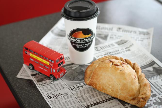 A signature pasty at London Calling