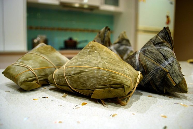 There are free dumplings at Chinese New Year and free Zongzi at the annual Duanwu festival