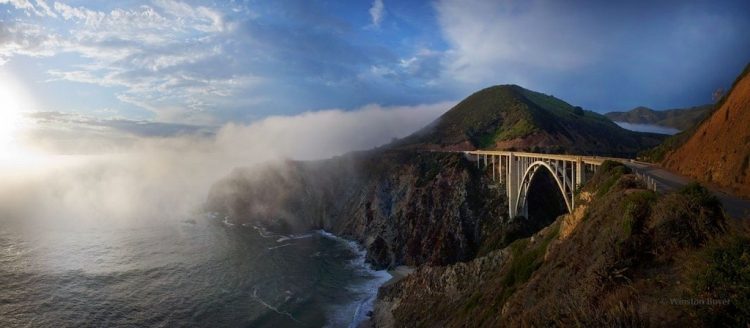 Bixby Bridge and Fog