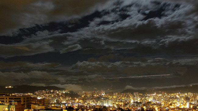 Quito, Ecuador at Night
