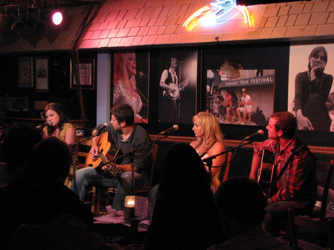 Performers at the Bluebird Cafe in Nashville