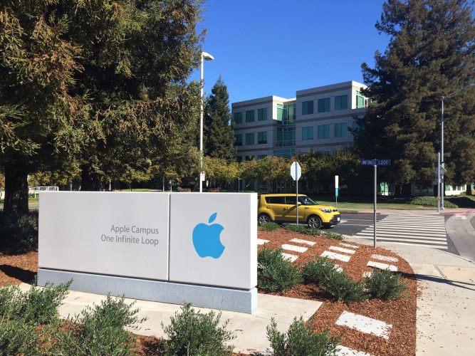 Apple HQ at Infinite Loop in Cupertino, California