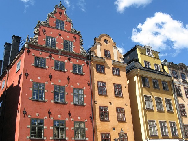 Buildings in Gamla Stan, Stockholm
