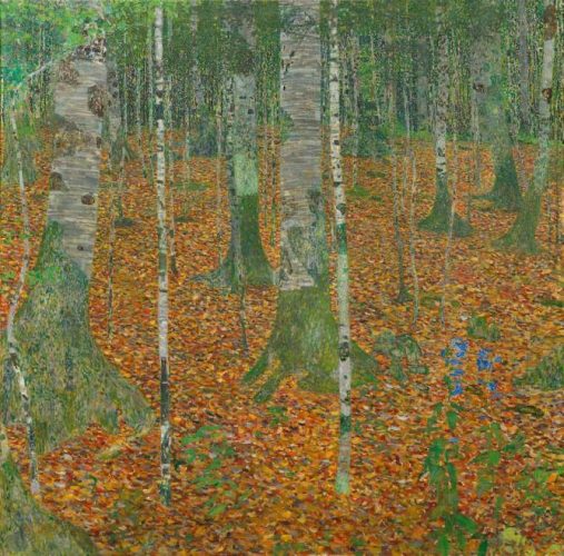 Gustav Klimt, Birch Forest, 1903, Oil on canvas, Paul G. Allen Family Collection