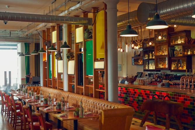 Interior of Tanner & Co