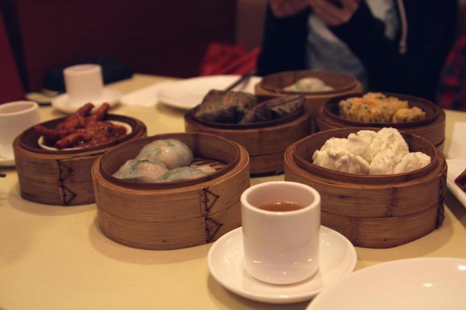 A selection of dim sum