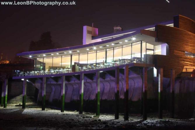 Rocksalt Restaurant at Night