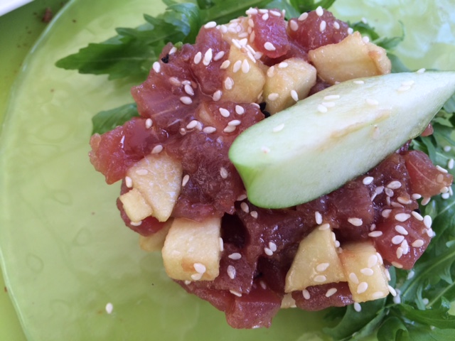 Raw Bar's spicy tuna tartar