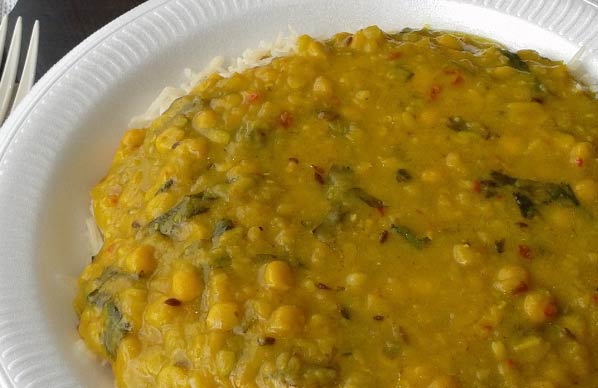 Some fabulous lentil curry at the first and only Mosque Kitchen