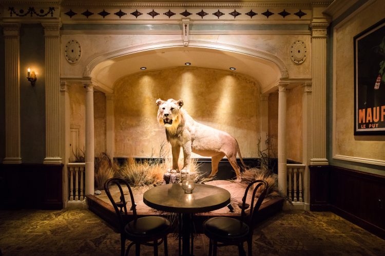Table for two at Clifton's Cafeteria