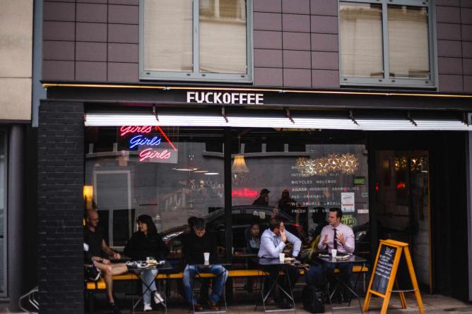 Outside Fuckoffee