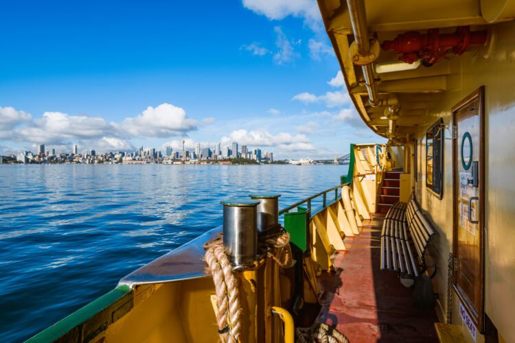 Manly to Sydney Ferry Ride on a Beautiful Sunny Day, Sydney, New South Wales (NSW), Australia