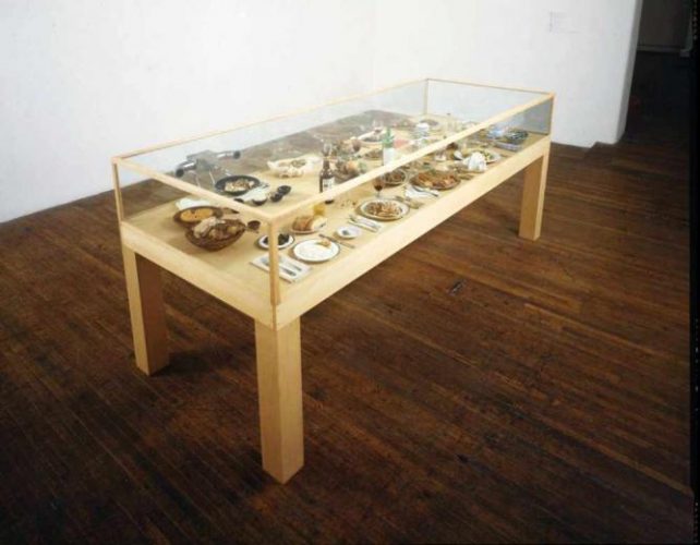 Roxy Paine's Dinner of the Dictators at the Katonah Museum of Art