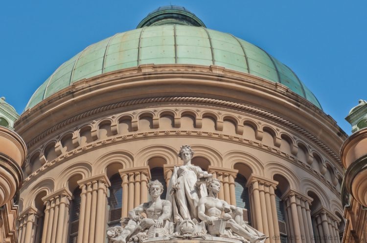 Queen Victoria Building dome © Emerald City to Oz / Flickr