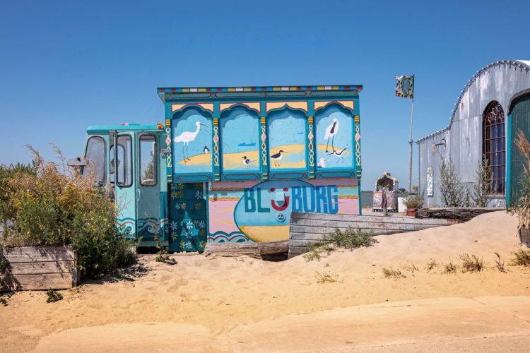 Ice cream stall on Blijburg City Beach, Amsterdam