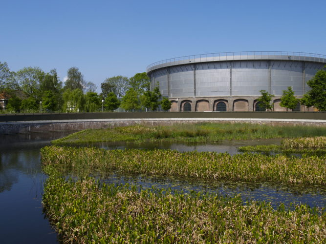 Gashouder, a large-scale concert venue, Westergasfabriek
