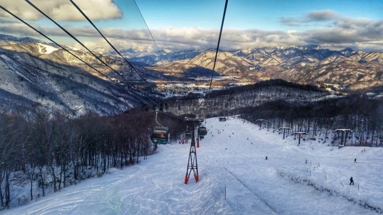 Winter in Hakuba Valley, Japan