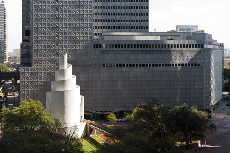 The Thanks-Giving Square Chapel is a non-denominational chapel hidden in downtown Dallas