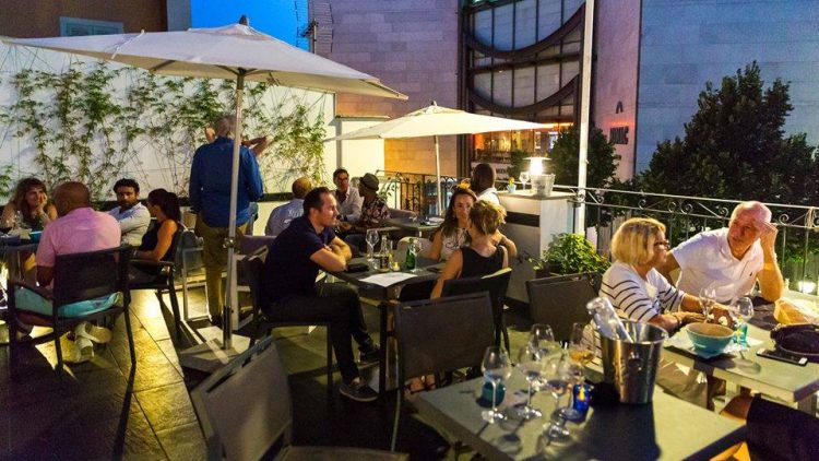 The terrace | © Courtesy of Workhouse Café