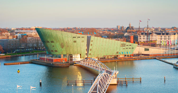Science Center Nemo is a science center - located at the Oosterdok in Amsterdam-Centrum