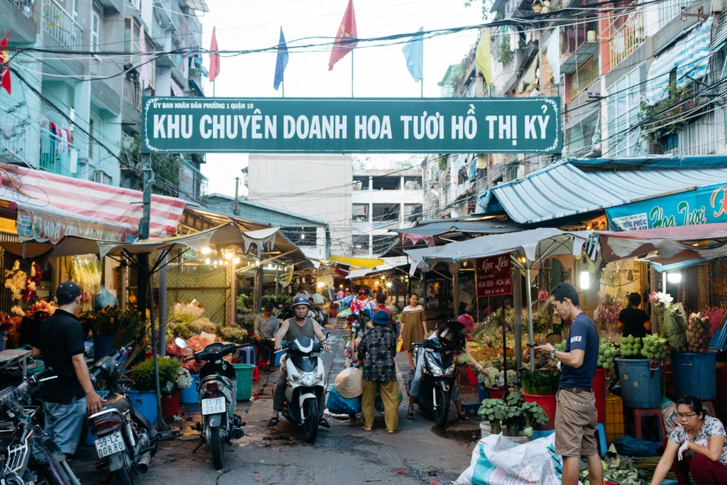 HOTHIKY FLOWER MARKET-DISTRICT 10-SAIGON-VIETNAM