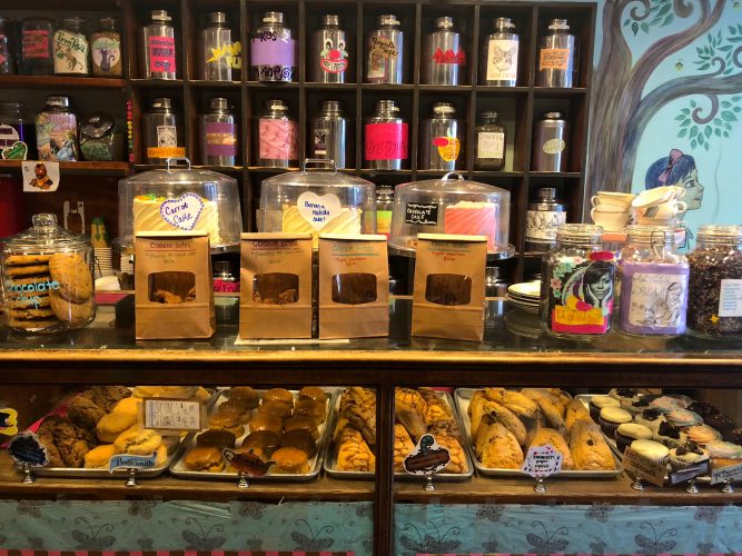 A touch of whimsy imbues everything at Alice’s Tea Cup